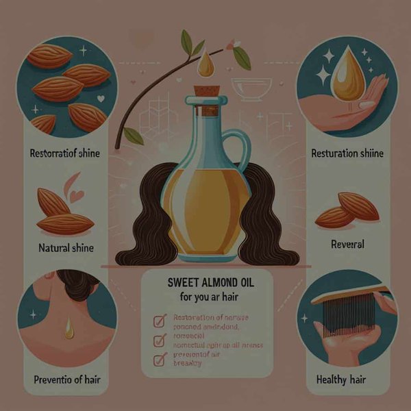 Quels sont les bienfaits de l'huile d'amande douce pour les cheveux et comment l'utiliser ?