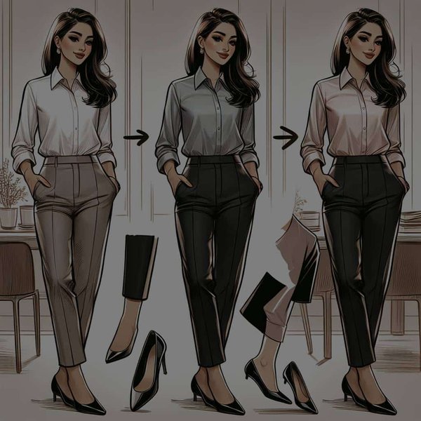 Comment marier des ballerines à un ensemble business casual sans diminuer le professionnalisme?